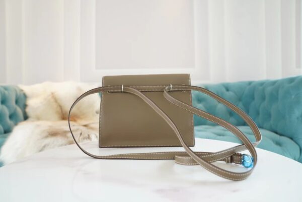 GPCMode Hermes Kelly Danse 22CM CK18 Etoupe Swift Leather Silver Hardware