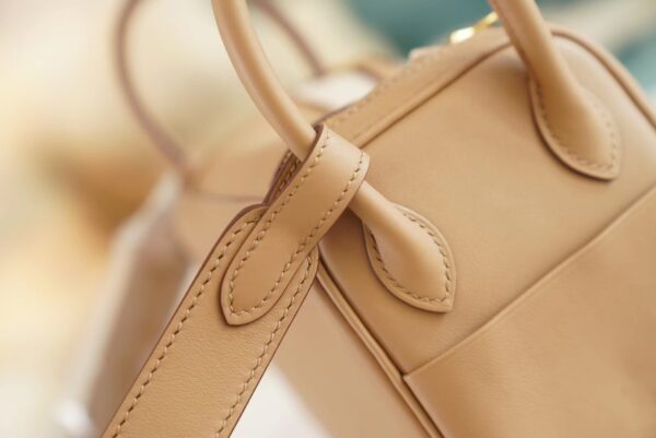 GPCMode Factory Hermes Mini Lindy19CM 0M Chai & X9 Mauve Sylyestre Swift Leather