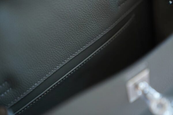 GPCMode Hermes Factory 0L Gris Meyer Kelly Danse22CM Evercolor Leather Silver Hardware