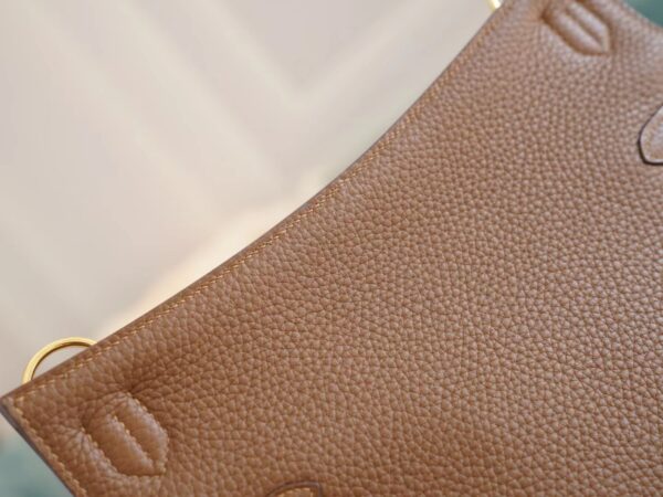 New GPCMode Hermes Jypsiere 28CM 3G Alezan Clemence Leather Gold Hardware