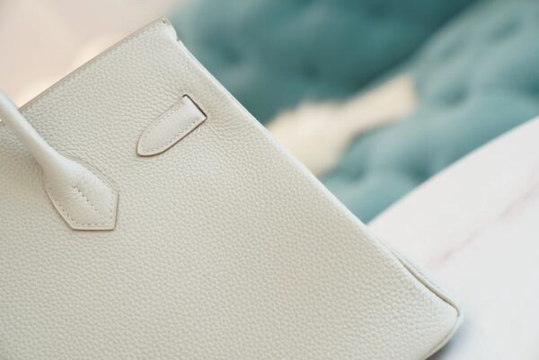 GPCMode Hermes Birkin Bag30CM C80 Gris Pearl Togo Leather Silver Hardware