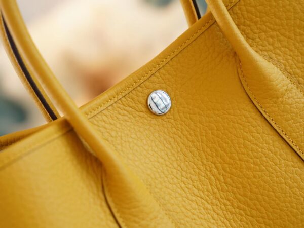GPCMode Factory Hermes Garden Party30CM 9D Amber Negonda Leather Silver Hardware