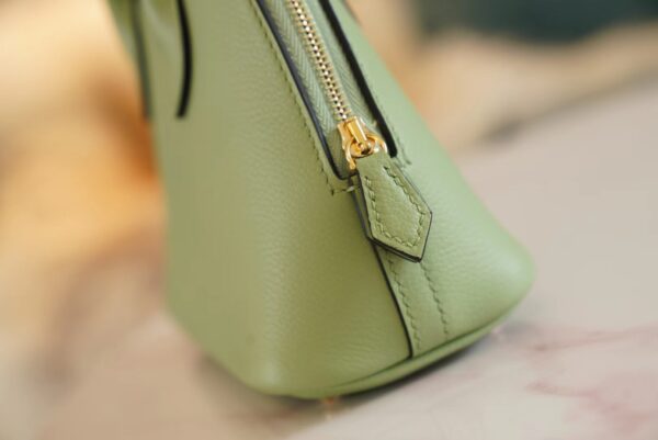 GPCMode Hermes Mini Bolide18CM 3I Vert Criquet Evercolor Leather Gold Hardware