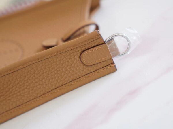 Sale GPCMode Hermes Factory Mini Evelyne16CM 0M Chai Clemence Leather