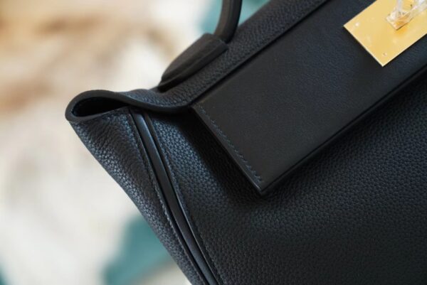 GPCMode Hermes Kelly 24/24 29CM CK89 Nior Taurillon Maurice Leather Gold Hardware