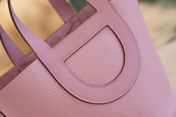 GPCMode Hermes In The Loop18CM X9 Mauve Sylyestre Clemence Leather Gold Hardware
