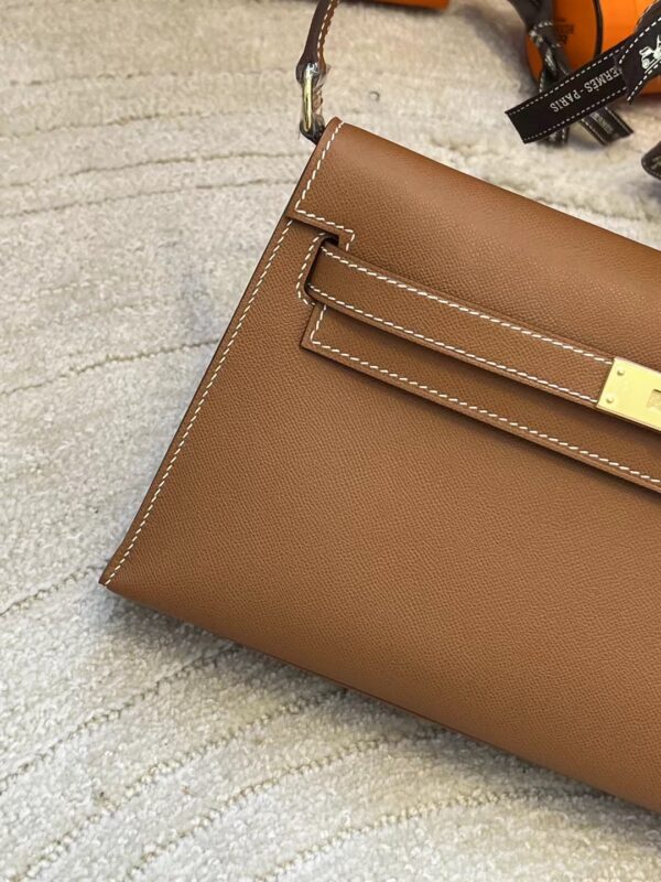 Hermes Kelly Elan Shoulder Bag 37 Gold Madame Leather Gold Hardware