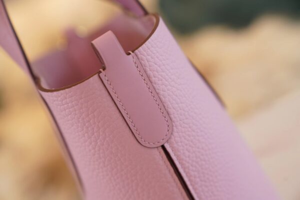 GPCMode Hermes In The Loop18CM X9 Mauve Sylyestre Clemence Leather Gold Hardware