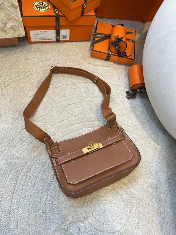 Taiwan Hermes 37 Gold Evercolor Leather Jypsiere Mini 23CM Gold Hardware