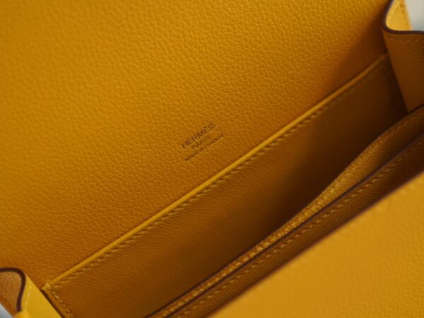 GPCMode Hermes 9D Amber Roulis Mini 18cm Evercolor Gold Hardware