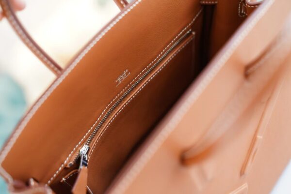 Fashion GPCMode Factory Hermes Birkin25CM Shadow CK37 Gold Swift Leather