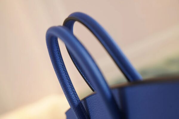 New Arrival Hermes 71 Blue France Togo Leather Birkin25CM Silver Hardware