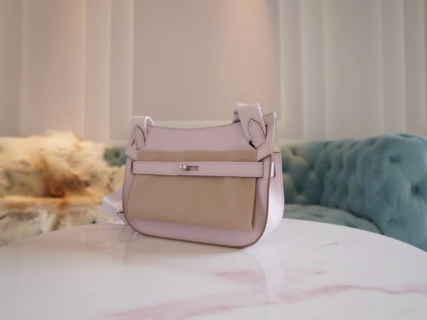 GPCMode Hermes Jypsiere Mini 09 Mauve Pale Evercolor Leather Silver Hardware