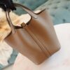 GPCMode Hermes Picotin Bag18CM D0 Berge De Weimer Clemence Leather Gold Hardware