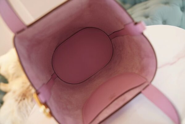 GPCMode Hermes In The Loop18CM X9 Mauve Sylyestre Clemence Leather Gold Hardware