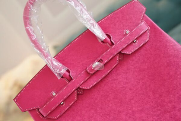 GPCMode Factory Hermes Birkin30CM E5 Rose Tyrien Epsom Leather Silver Hardware
