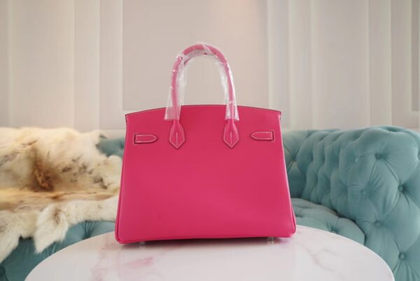 GPCMode Factory Hermes Birkin30CM E5 Rose Tyrien Epsom Leather Silver Hardware
