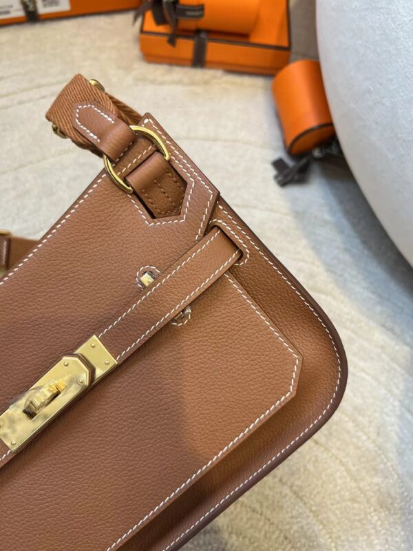 Taiwan Hermes 37 Gold Evercolor Leather Jypsiere Mini 23CM Gold Hardware