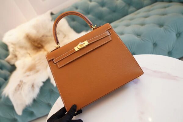 GPCMode Hermes Factory CK37 Gold Epsom Leather Kelly 25CM Gold Hardware
