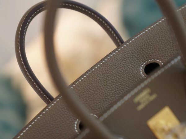 GPCMode Factory Hermes CK18 Etoupe Togo Birkin 25CM Gold Hardware