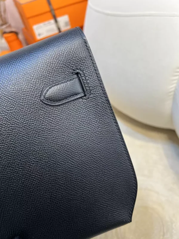Australia Sydney Hermes Epsom Kelly Depeches 25CM 89 Noir Silver Hardware