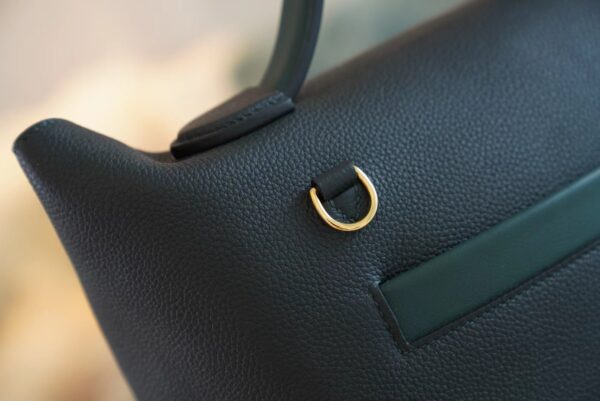 Hermes Kelly 24/24 Touch 29CM Taurillon Maurice/ Matte Crocodile 6O Vert Cypres Gold Hardware