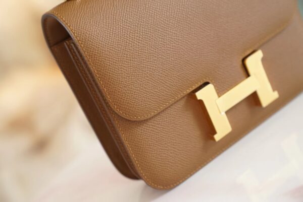 Hermes Boutique 3G Alezan Epsom Leather Constance19CM Shoulder Bag
