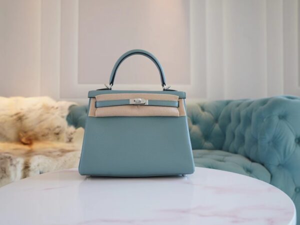 GPCMode Hermes Factory 7G Cile Togo Leather Kelly25CM Silver Hardware