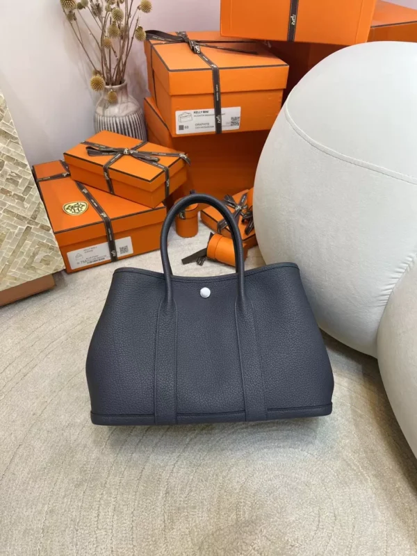 Hong Kong Garden Party 30CM Negonda Leather 0L Gris Meyer Silver Hardware