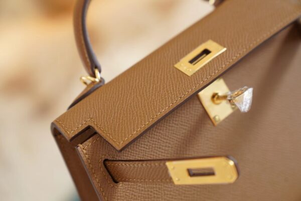 GPCMode Factory Hermes 3G Alezan Mini Kelly19CM Epsom Leather Gold Hardware