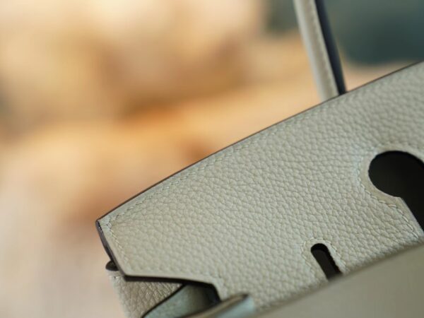 GPCMode Hermes Factory Birkin 30CM 0W Gris Neve Togo Leather Gold Hardware
