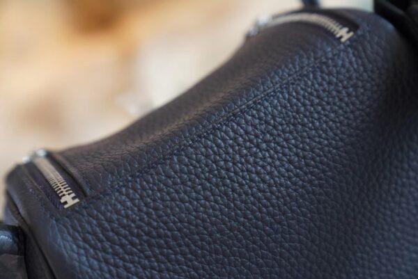GPCMode Hermes 2Z Blue Nuit Clemence Leather Mini Lindy Touch19CM