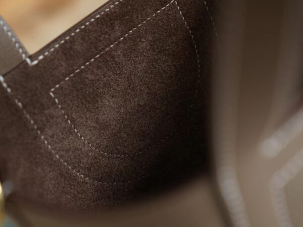 GPCMode Hermes In The Loop18CM CK18 Etoupe Clemence Leather Gold Hardware
