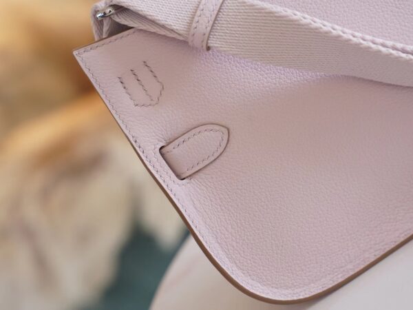 GPCMode Hermes Jypsiere Mini 09 Mauve Pale Evercolor Leather Silver Hardware