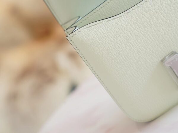 New Arrival Hermes 0S Vert Fizz Chevre Leather Constance19CM Shoulder Bag