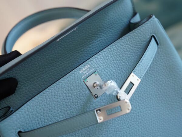 GPCMode Hermes Factory 7G Cile Togo Leather Kelly25CM Silver Hardware