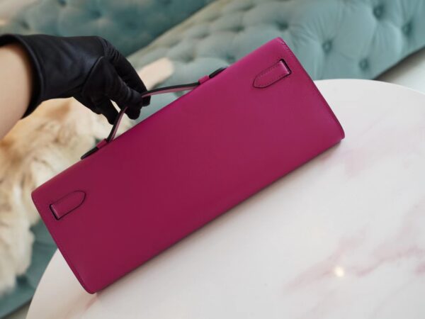 GPCMode Hermes Swift Leather Kelly Cut 31CM L3 Rose Purple Gold Hardware