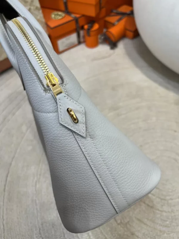 Australia Sydney Hermes 80 Gris Pearl Clemence Bolide 31CM Gold Hardware