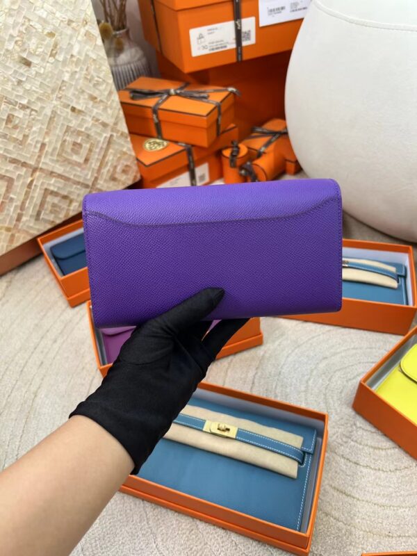 Thailand Hermes Constance To Go Epsom Leather 9K Iris Silver Hardware