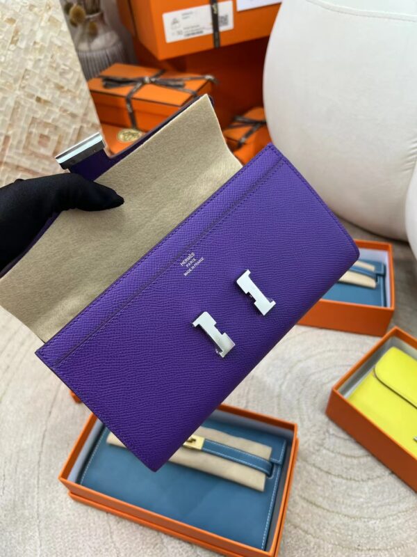 Thailand Hermes Constance To Go Epsom Leather 9K Iris Silver Hardware
