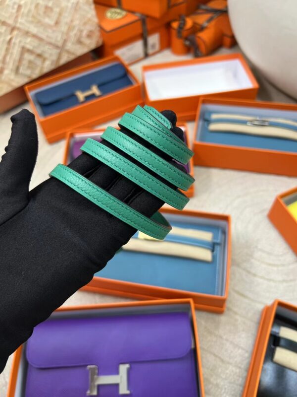 UAE Dubai Hermes Evercolor Leather Constance To Go o6 Vert Jade Silver Hardware