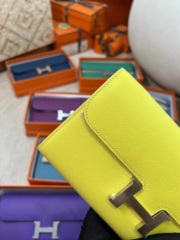 Hermes Bag Price Constance To Go 9R Lime Evercolor Leather Silver Hardware