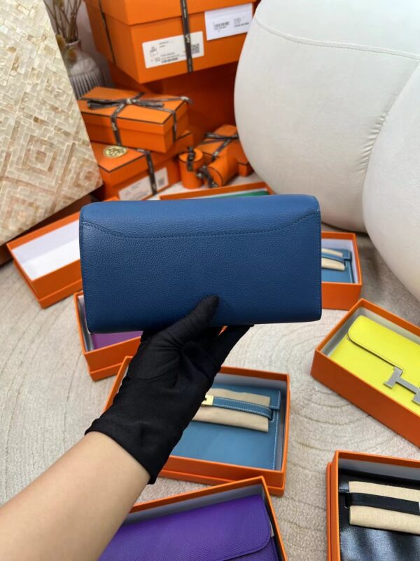 Kuwait Hermes Constance To Go Evercolor S7 Bleu De Galice Gold Hardware