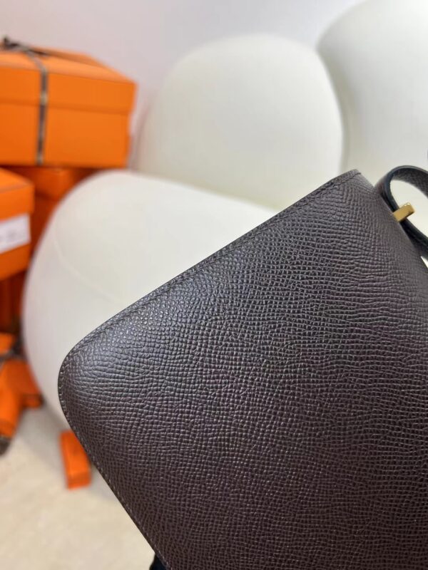 Thailand Hermes Constance 19CM 0G Rouge Sellier Epsom Leather Gold Hardware