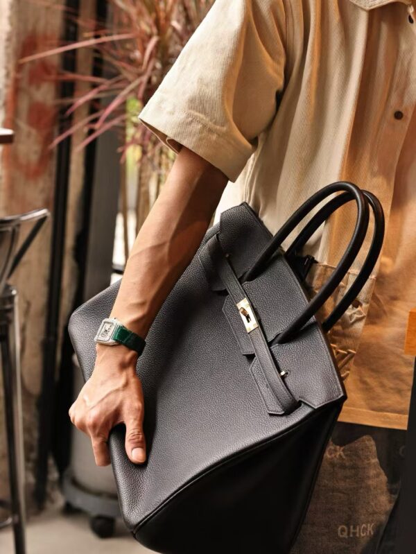 GPC Mode Birkin 40CM Togo Leather CK89 Black Gold Hardware