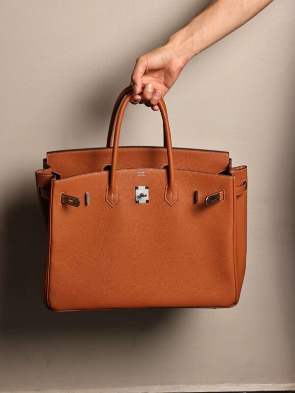 GPC Mode Hermes Birkin 40CM CK37 Gold Togo Leather Silver Hardware