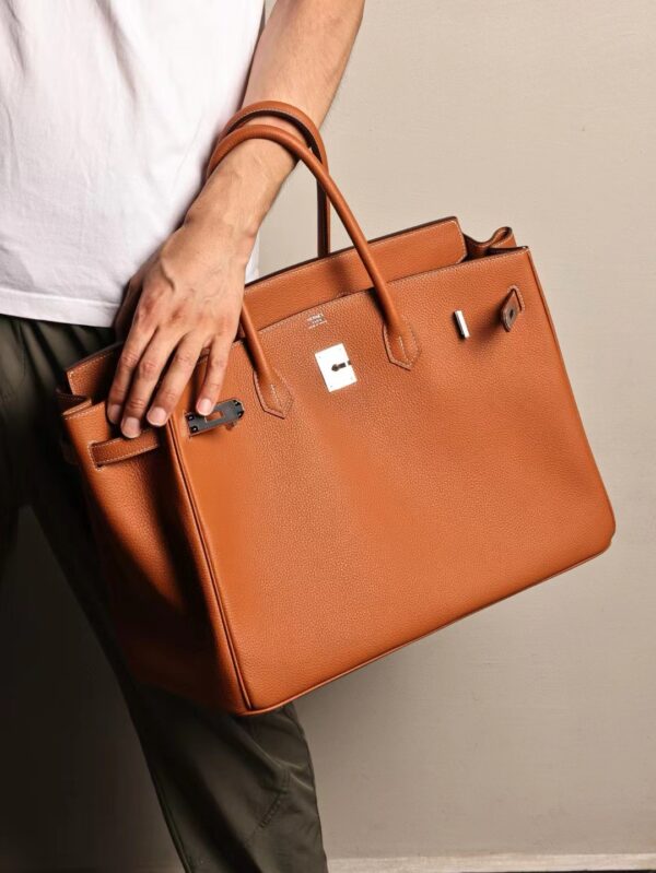 GPC Mode Hermes Birkin 40CM CK37 Gold Togo Leather Silver Hardware