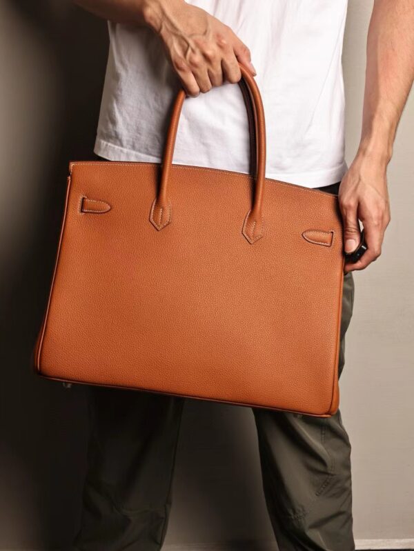 GPC Mode Hermes Birkin 40CM CK37 Gold Togo Leather Silver Hardware