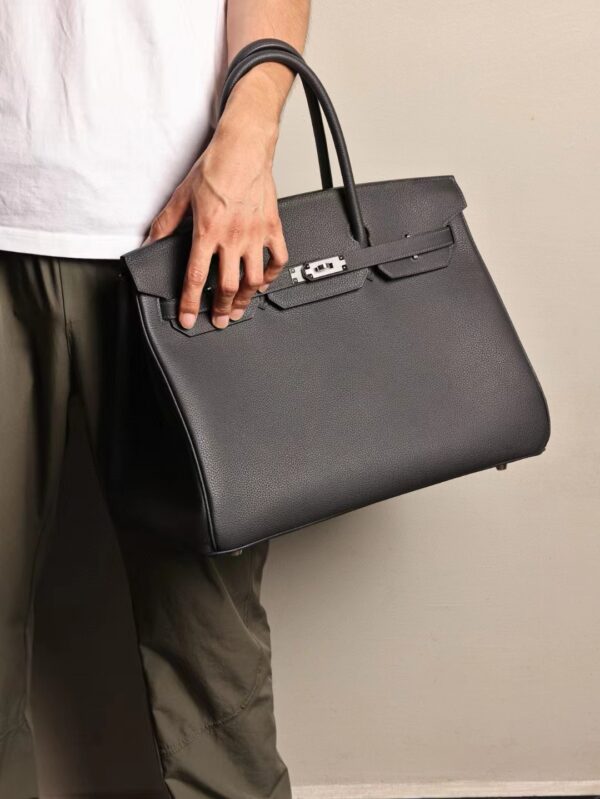 GPC Mode Hermes Birkin 40CM Togo Leather CK85 Ardoise Silver Hardware