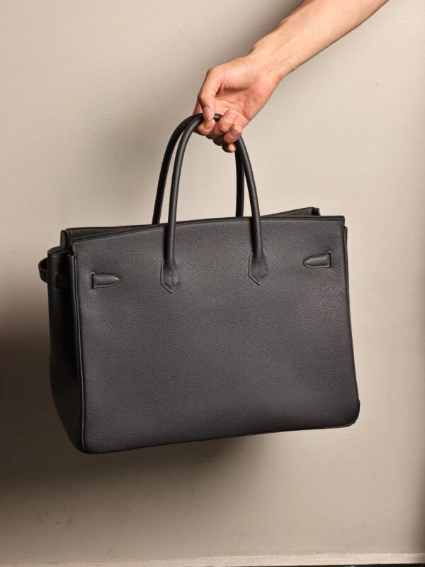 GPC Mode Hermes Birkin 40CM Togo Leather CK85 Ardoise Silver Hardware